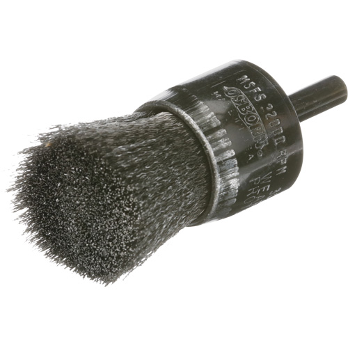 Crimped Wire End Brush, 1", 0.005 Fill Southpoint Industrial Supply