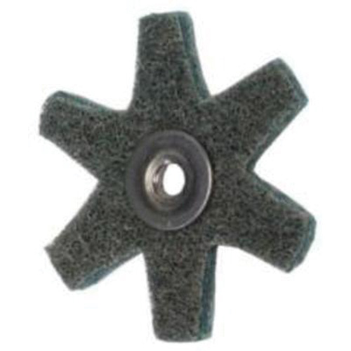 Disque abrasif en forme d'&eacute;toile pour pr&eacute;paration de surface Abrasotex , 2" dia., Grain Tr&egrave;s fin, Oxyde d'aluminium Southpoint Industrial Supply
