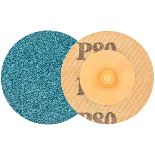 TWIST TOPCUT Sanding Disc, 2" Dia., 80 Grit, Zirconium Southpoint Industrial Supply