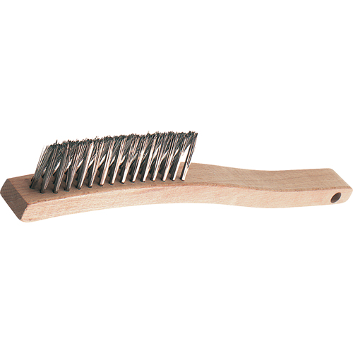 V-Groove Long Handle Scratch Brushes, Stainless Steel, 3 x 14 Wire Rows, 13-3/4" Long Southpoint Industrial Supply