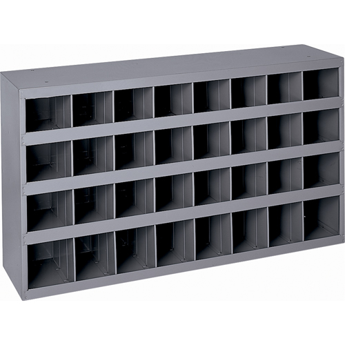 Armoires pour bacs de rangement en acier, 33-3/4" la x 12" p x 19-1/4" h, Gris Southpoint Industrial Supply
