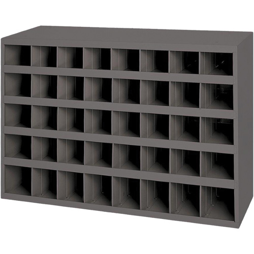 Armoires pour bacs de rangement en acier, 33-3/4" la x 8-1/2" p x 22-1/4" h, Gris Southpoint Industrial Supply