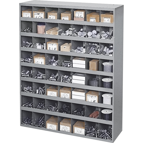 Armoires pour bacs de rangement en acier, 33-3/4" la x 12" p x 42" h, Gris Southpoint Industrial Supply