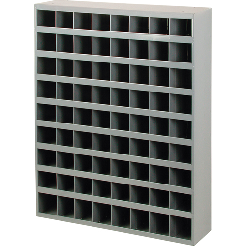 Armoires pour bacs de rangement en acier, 33-3/4" la x 8-1/2" p x 42" h, Gris Southpoint Industrial Supply