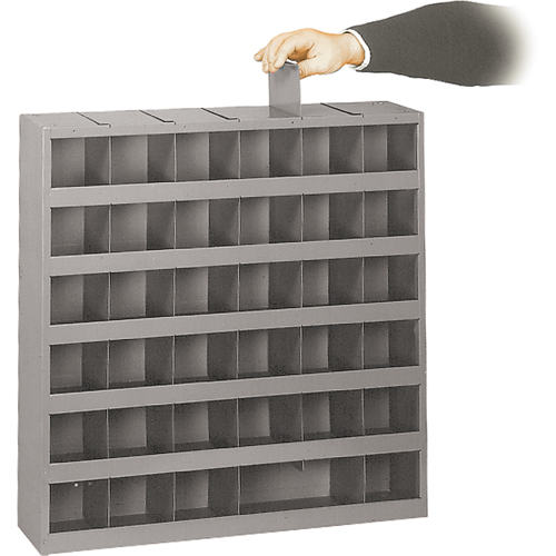 Armoires pour bacs de rangement ajustables, Acier, 36 tiroirs, 23-3/4" x 4-3/4" x 23-3/4", Gris Southpoint Industrial Supply