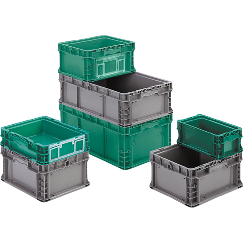 Syst&egrave;me de contenants d'exp&eacute;dition 4845 de StakPak Plus, 7-2/5" la x 12" p x 5" h, Vert moyen Southpoint Industrial Supply