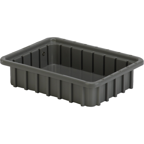 Contenants Divider Box, Poly&eacute;thyl&egrave;ne, 10,8" la x 8,3" p x 2,5" h, Gris Southpoint Industrial Supply