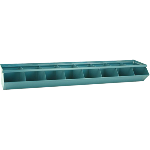 Bacs sectionnels superposables, Cap. 100 lb, 37" la x 8" p x 4-1/2" h, Bleu Southpoint Industrial Supply