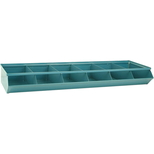 Bacs sectionnels superposables, Cap. 100 lb, 37" la x 12" p x 4-1/2" h, Bleu Southpoint Industrial Supply