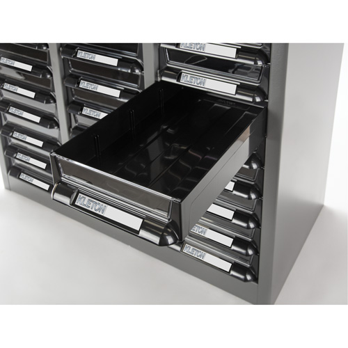 KPC-300 Parts Cabinet, Galvanized Steel, 60 Drawers, 21-3/10" x 10-2/5" x 36-9/10", Grey Southpoint Industrial Supply