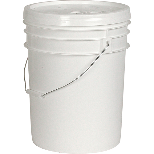 General Purpose Pail without Lid, Plastic, 4 L Southpoint Industrial Supply