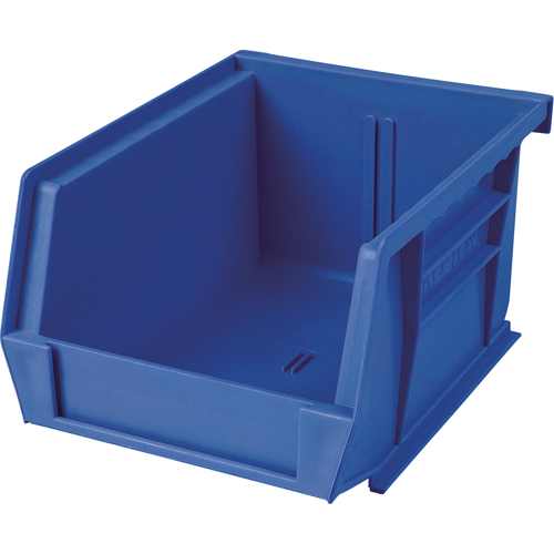 Bac en plastique, 8-1/4" la, 9" h x 18" p, Bleu Southpoint Industrial Supply