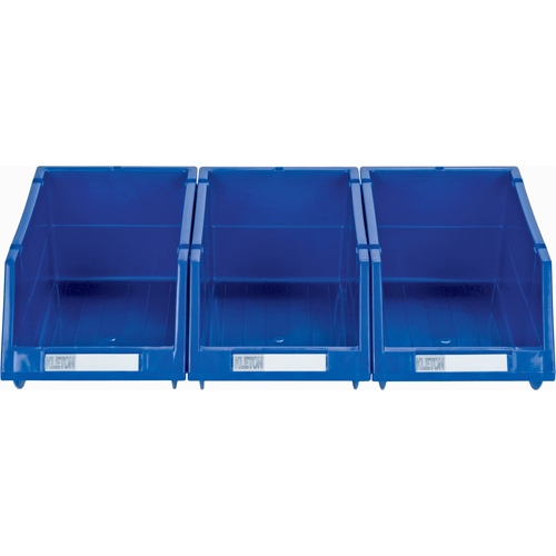 Bac empilable & &agrave; suspendre, 4-13/16" la, 3-3/16" h x 7-1/8" p, Bleu Southpoint Industrial Supply