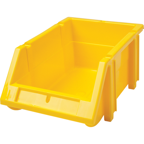 Stack & Hang Bin, 4-13/16" W x 3-3/16" H x 7-1/8" D, Yellow Southpoint Industrial Supply