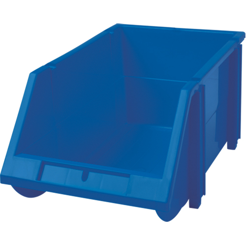 Stack & Hang Bin, 5-7/8" W x 4-11/16" H x 9-13/16" D, Blue Southpoint Industrial Supply