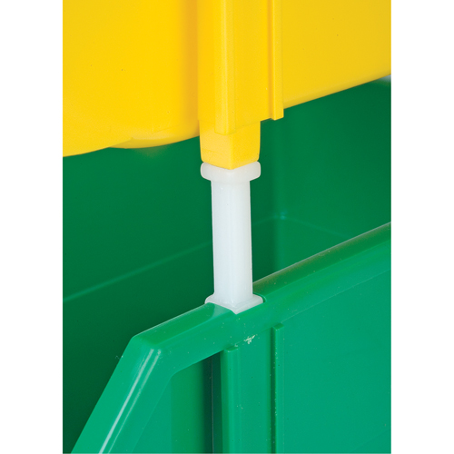 Bac empilable & &agrave; suspendre, 5-7/8" la, 4-11/16" h x 9-13/16" p, Jaune Southpoint Industrial Supply