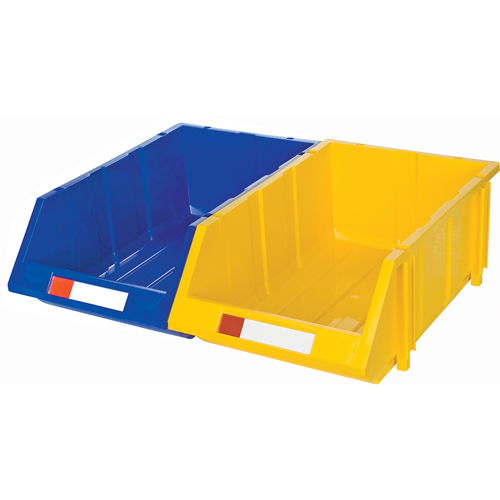 Stack & Hang Bin, 11-13/16" W x 7" H x 17-11/16" D, Yellow Southpoint Industrial Supply