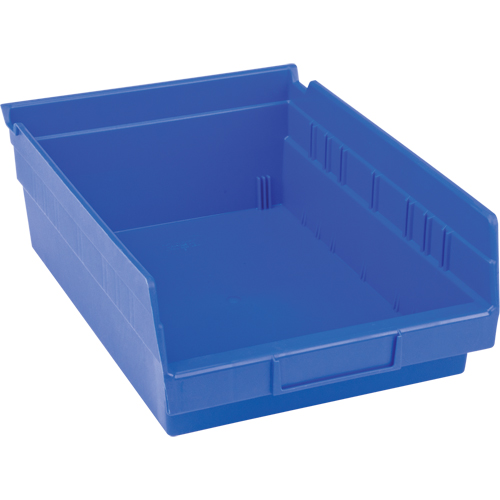 Bacs pour tablette en plastique, 8-3/8" la x 4" H x 11-5/8" p, Bleu, Capacit&eacute; 15 lb Southpoint Industrial Supply