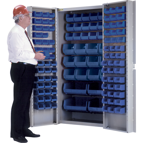 Deep-Door Combination Cabinet, 38" W x 24" D x 72" H, 36 Shelves Southpoint Industrial Supply
