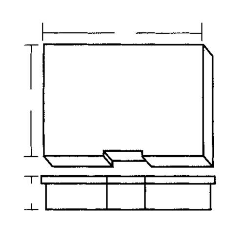 Compartment Case, Plastic, 15-1/2" W x 11-3/4" D x 2-1/2" H, Grey Southpoint Industrial Supply
