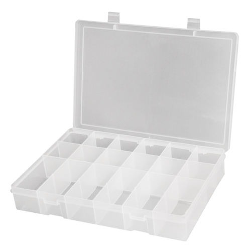 Boîtes &agrave; compartiments compactes en polypropyl&egrave;ne, 11" la x 6-3/4" p x 1-3/4" h, 18 compartiments Southpoint Industrial Supply