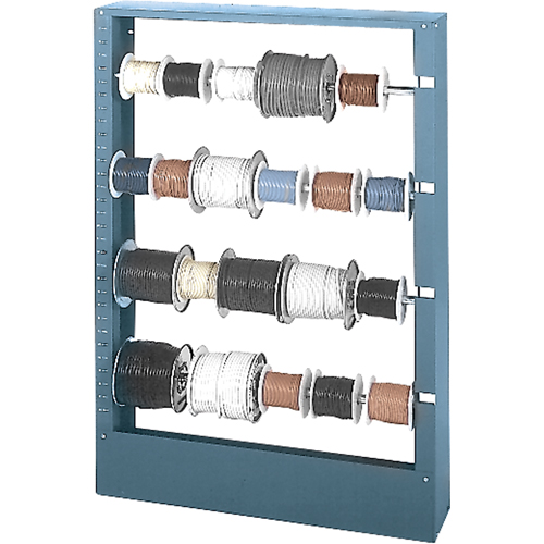 Wire Spool Racks, Starter, 6" W x 26-1/8" D x 37-1/8" H Southpoint Industrial Supply