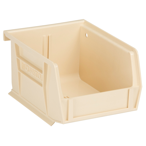 Ultra Stack & Hang Bin, 4-1/8" W x 3" H x 5-3/8" D, Ivory Southpoint Industrial Supply