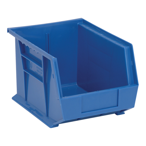 Ultra Stack & Hang Bin, 8-1/4" W x 7" H x 10-3/4" D, Blue Southpoint Industrial Supply