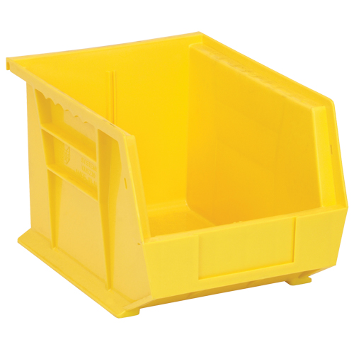 Ultra Stack & Hang Bin, 8-1/4" W x 7" H x 10-3/4" D, Yellow Southpoint Industrial Supply