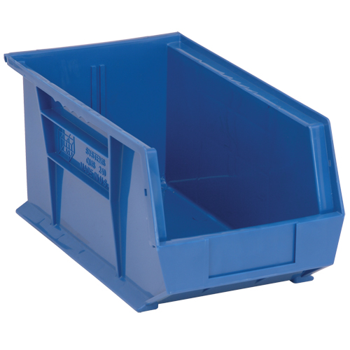 Bacs ultra empilable & suspendable, 8-1/4" la, 7" h x 14-3/4" p, Bleu Southpoint Industrial Supply