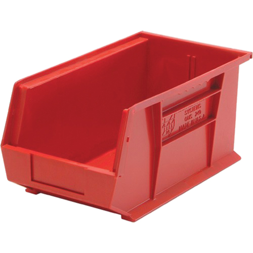 Ultra Stack & Hang Bin, 8-1/4" W x 7" H x 14-3/4" D, Red Southpoint Industrial Supply
