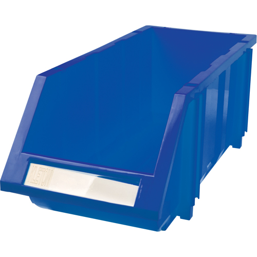 Stack & Hang Bin, 7-7/8" W x 7" H x 17-11/16" D, Blue Southpoint Industrial Supply