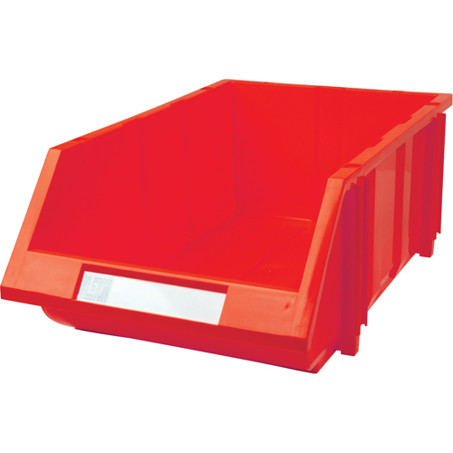 Stack & Hang Bin, 11-13/16" W x 7" H x 17-11/16" D, Red Southpoint Industrial Supply