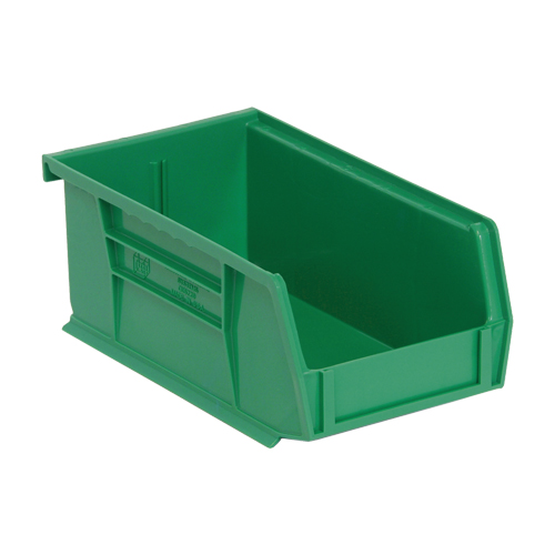 Ultra Stack & Hang Bin, 4-1/8" W x 3" H x 7-3/8" D, Green Southpoint Industrial Supply
