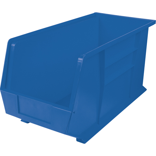Bacs ultra empilable & suspendable, 8-1/4" la, 9" h x 18" p, Bleu Southpoint Industrial Supply