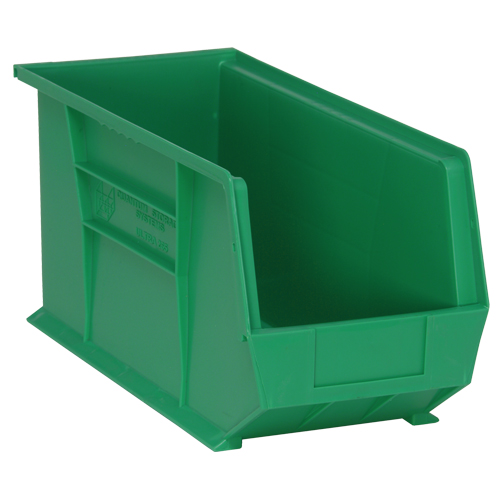 Bacs ultra empilable & suspendable, 8-1/4" la, 9" h x 18" p, Vert Southpoint Industrial Supply