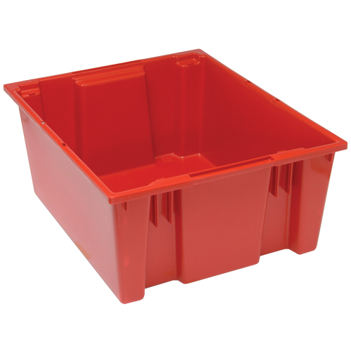 Contenants Stack & Nest, 10" x 23,5" x 19,5", Rouge Southpoint Industrial Supply