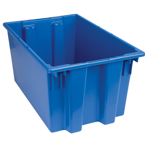 Contenants Stack & Nest, 12" x 23,5" x 15,5", Bleu Southpoint Industrial Supply