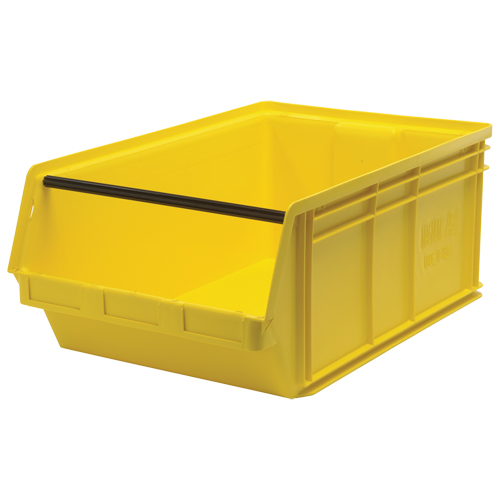 Contenants g&eacute;ants empilables, 18,375" la x 29" p x 11,875" h, Jaune Southpoint Industrial Supply