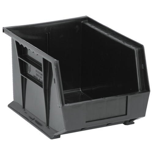 Bacs ultra empilable & suspendable, 8-1/4" la, 7" h x 10-3/4" p, Noir Southpoint Industrial Supply
