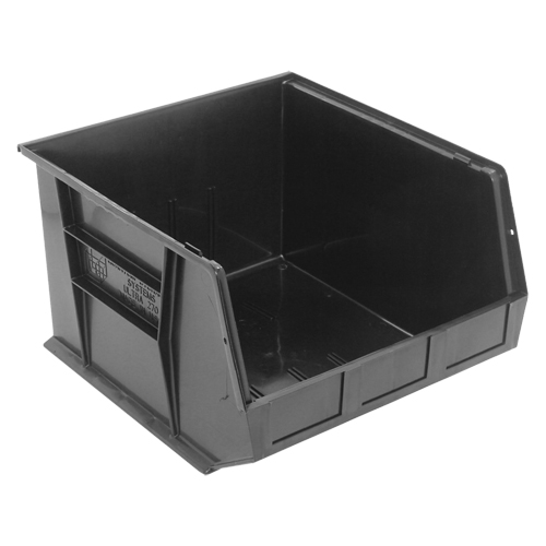 Bacs ultra empilable & suspendable, 16-1/2" la, 11" h x 18" p, Noir Southpoint Industrial Supply