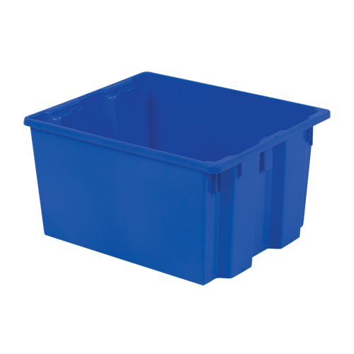 Contenants Stack-N-Nest Polylewton, 13" x 24" x 20", Bleu Southpoint Industrial Supply
