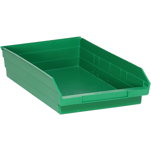 Bacs pour tablette, 11-1/8" la x 4" H x 17-7/8" p, Vert, Capacit&eacute; 40 lb Southpoint Industrial Supply