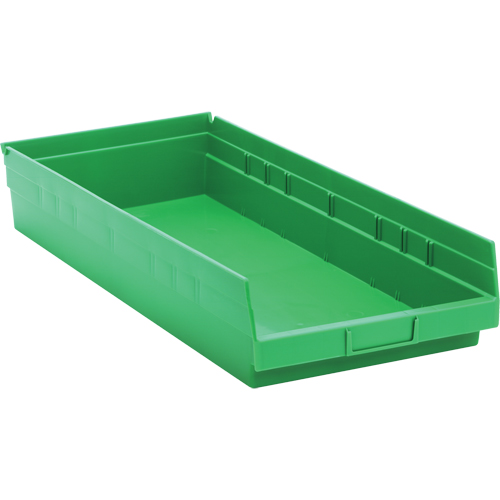 Bacs pour tablette, 11-1/8" la x 4" H x 23-5/8" p, Vert, Capacit&eacute; 50 lb Southpoint Industrial Supply