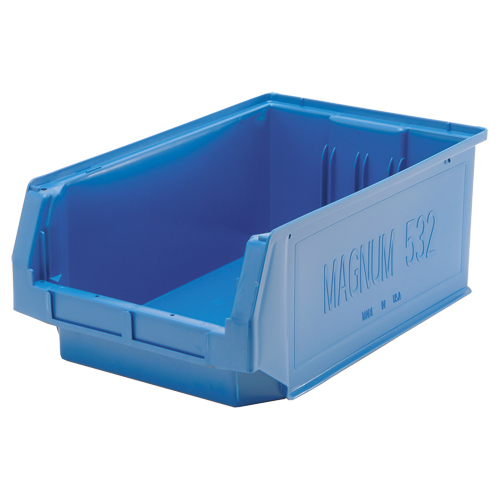 MAGNUM Bin, 7-7/8" H x 12-3/8" W x 19-3/4" D, 150 lbs. Capacity, Black Southpoint Industrial Supply