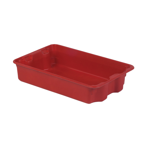 Contenants Stack-N-Nest de Plexton, 14,8" la x 24,3" p x 5,1" h, Rouge Southpoint Industrial Supply