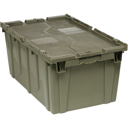 Boîte de transfert avec couvercle, 12,5" x  x , Gris Southpoint Industrial Supply