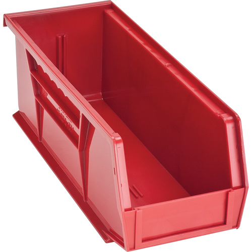 Bacs ultra empilable & suspendable, 4-1/8" la, 4" h x 10-7/8" p, Rouge Southpoint Industrial Supply