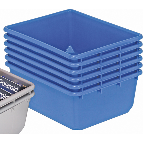 Contenants emboîtables QuanTub, 19" la x 24,5" p x 9,5" h, Bleu Southpoint Industrial Supply