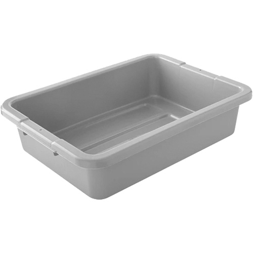 Boîtes utilitaires - Gris, 5" ha x 15" p x 20" lo, Plastique, Gris Southpoint Industrial Supply